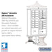 Salsbury Cluster Box Unit with 16 Doors and 2 Parcel Lockers with USPS Access – Type III Mailbox - Sweatfully