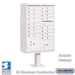 Salsbury Cluster Box Unit with 16 Doors and 2 Parcel Lockers with USPS Access – Type III Mailbox - Sweatfully