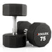 XMARK 12-Sided Commercial Urethane Dumbbells (5-50 lb and 5-75 lb Sets) XM-9104-3323-550S - Sweatfully
