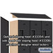 Salsbury 12" Wide Triple Tier Designer Wood Locker - 3 Wide - 5 Feet High - 21 Inches Deep - Black - Hasps - Sweatfully