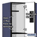 Salsbury 12" Wide Triple Tier Designer Wood Locker - 3 Wide - 5 Feet High - 15 Inches Deep - Blue - Hasps - Sweatfully