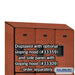 Salsbury 12" Wide Triple Tier Designer Wood Locker - 3 Wide - 5 Feet High - 15 Inches Deep - Cherry - Hasps - Sweatfully
