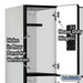Salsbury 12" Wide Triple Tier Designer Wood Locker - 3 Wide - 5 Feet High - 18 Inches Deep - Gray - Hasps - Sweatfully