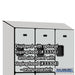 Salsbury 12" Wide Triple Tier Designer Wood Locker - 3 Wide - 5 Feet High - 18 Inches Deep - Gray - Hasps - Sweatfully