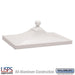 Salsbury Regency Decorative CBU Top - White - Sweatfully
