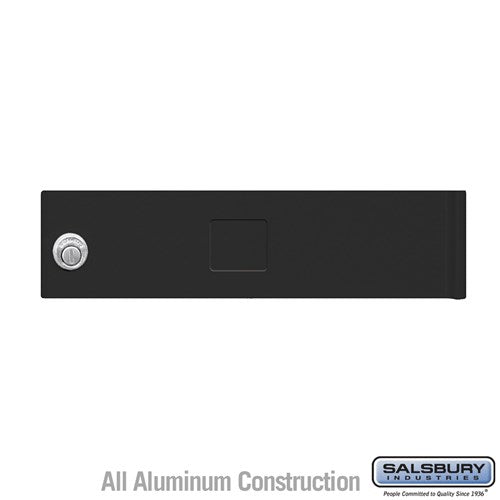 Salsbury Replacement Door and Lock - Standard A Size - for Cluster Box Unit - with (3) Keys - Black - Sweatfully