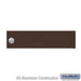 Salsbury Replacement Door and Lock - Standard A Size - for Cluster Box Unit - with (3) Keys -  Bronze - Sweatfully