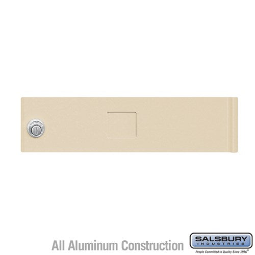 Salsbury Replacement Door and Lock - Standard A Size - for Cluster Box Unit - with (3) Keys - Sandstone - Sweatfully