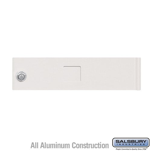 Salsbury Replacement Door and Lock - Standard A Size - for Cluster Box Unit - with (3) Keys - White - Sweatfully