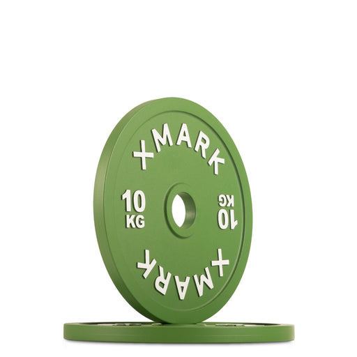 XMARK Calibrated Steel Powerlifting Plates (kg) Pairs XM-3352-KG-10-P - Sweatfully