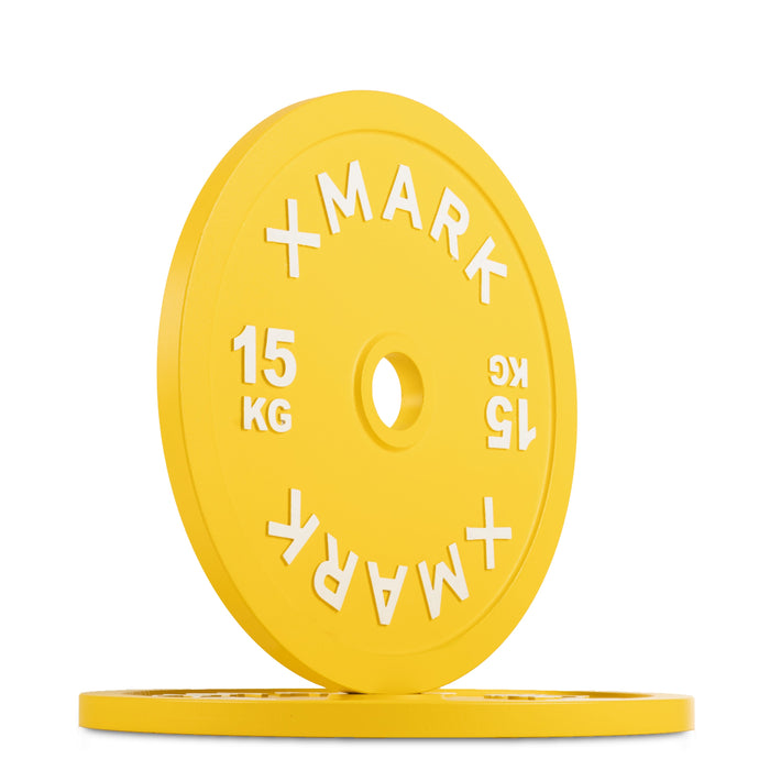 XMARK Powerlifting Calibrated Steel Plates (kg) No Set - Sweatfully