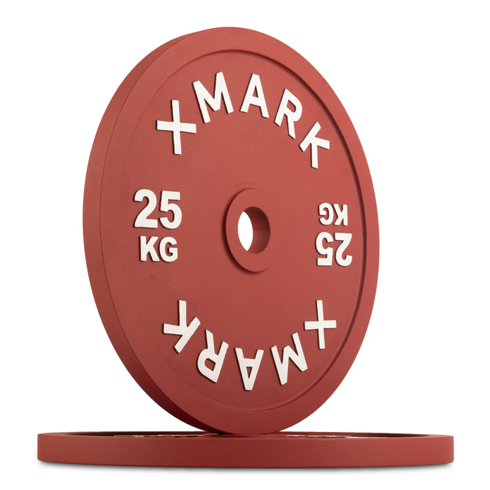 XMARK Powerlifting Calibrated Steel Plates (kg) No Set - Sweatfully
