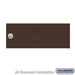 Salsbury Replacement Door and Lock - Standard B Size - for Cluster Box Unit - with (3) Keys - Bronze - Sweatfully