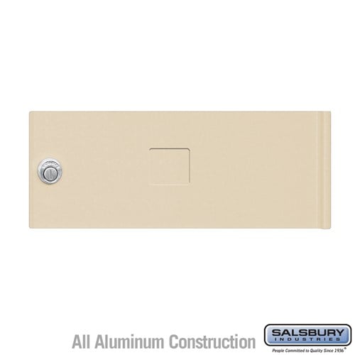 Salsbury Replacement Door and Lock - Standard B Size - for Cluster Box Unit - with (3) Keys - Sandstone - Sweatfully