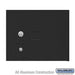 Salsbury Replacement Parcel Locker Door and Tenant Lock - for Cluster Box Unit - Small Parcel Locker - with (3) Keys - Black - Sweatfully