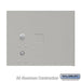 Salsbury Replacement Parcel Locker Door and Tenant Lock - for Cluster Box Unit - Small Parcel Locker - with (3) Keys - Gray - Sweatfully