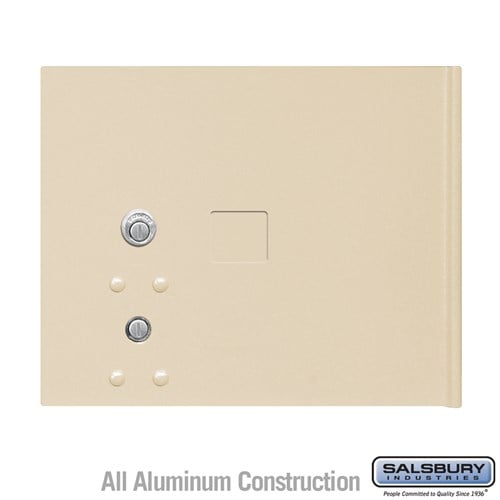 Salsbury Replacement Parcel Locker Door and Tenant Lock - for Cluster Box Unit - Small Parcel Locker - with (3) Keys - Sandstone - Sweatfully