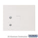 Salsbury Replacement Parcel Locker Door and Tenant Lock - for Cluster Box Unit - Small Parcel Locker - with (3) Keys - White - Sweatfully