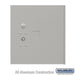 Salsbury Replacement Parcel Locker Door and Tenant Lock - for Cluster Box Unit - Medium Parcel Locker - with (3) Keys - Gray - Sweatfully