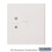 Salsbury Replacement Parcel Locker Door and Tenant Lock - for Cluster Box Unit - Medium Parcel Locker - with (3) Keys - White - Sweatfully