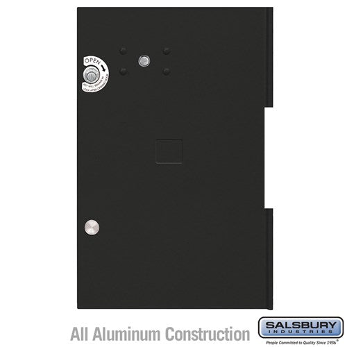 Salsbury Replacement Parcel Locker Door and Tenant Lock - for Cluster Box Unit - Large Parcel Locker - with (3) Keys - Black - Sweatfully
