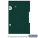 Salsbury Replacement Parcel Locker Door and Tenant Lock - for Cluster Box Unit - Large Parcel Locker - with (3) Keys - Green - Sweatfully