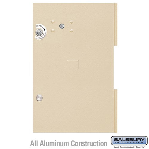 Salsbury Replacement Parcel Locker Door and Tenant Lock - for Cluster Box Unit - Large Parcel Locker - with (3) Keys - Sandstone - Sweatfully