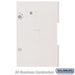 Salsbury Replacement Parcel Locker Door and Tenant Lock - for Cluster Box Unit - Large Parcel Locker - with (3) Keys - White - Sweatfully