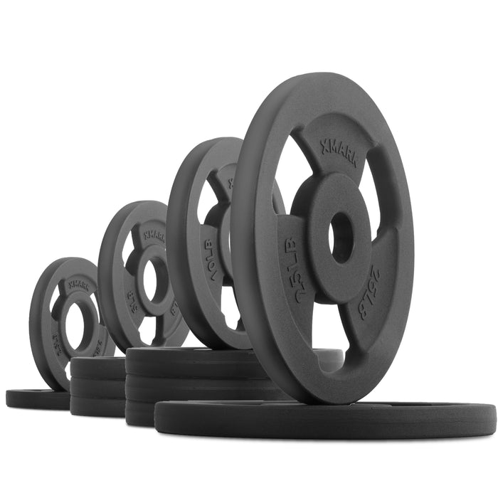 XMARK Iron Horse Premium Cast Iron Olympic Weight Plate Pairs and Sets No Set - Sweatfully