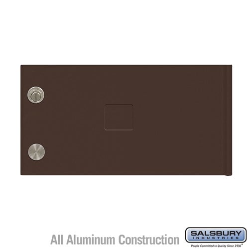 Salsbury Replacement Door and Lock - Standard C Size - for Cluster Box Unit - with (3) Keys - Bronze - Sweatfully