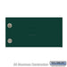 Salsbury Replacement Door and Lock - Standard C Size - for Cluster Box Unit - with (3) Keys - Green - Sweatfully