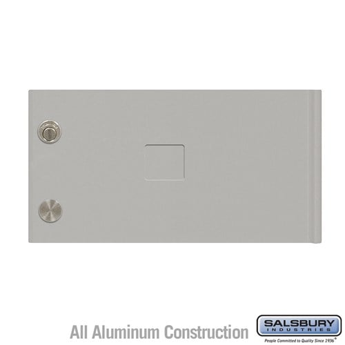 Salsbury Replacement Door and Lock - Standard C Size - for Cluster Box Unit - with (3) Keys - Gray - Sweatfully