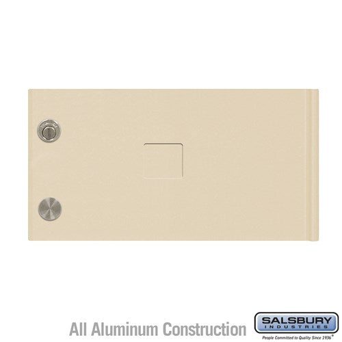 Salsbury Replacement Door and Lock - Standard C Size - for Cluster Box Unit - with (3) Keys - Sandstone - Sweatfully
