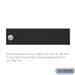 Custom Door Engraving - Black Filled - for Black Cluster Box Unit and CBU Parcel Locker Door - Sweatfully