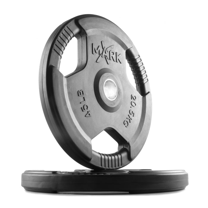 XMARK Tri-Grip Olympic Weight Plates XM-3377-10-P - Sweatfully