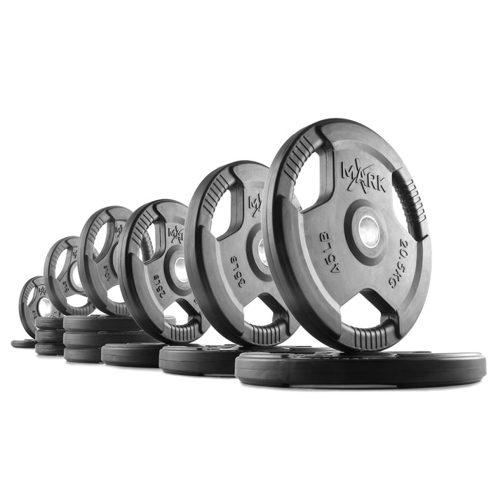 XMARK Tri-Grip Olympic Weight Plates XM-3377-10-P - Sweatfully