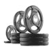XMARK Tri-Grip Olympic Weight Plates XM-3377-10-P - Sweatfully