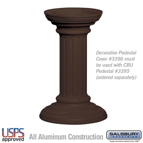 Salsbury Regency Decorative Pedestal Cover - Tall - Bronze - Sweatfully