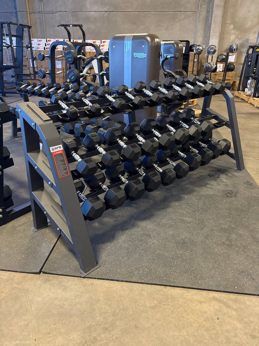SFE Commercial Dumbbell Rack, 15 Pairs (New) - Sweatfully