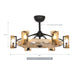 34" Bucholz Farmhouse DC Motor Downrod Mount Reversible Ceiling Fan with Lighting and Remote Control - Sweatfully