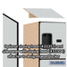 Salsbury 12" Wide Four Tier Designer Wood Locker - 1 Wide - 5 Feet High - 18 Inches Deep - Gray - Hasps - Sweatfully