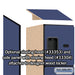 Salsbury 12" Wide Four Tier Designer Wood Locker - 1 Wide - 6 Feet High - 18 Inches Deep - Blue - Hasps - Sweatfully
