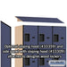 Salsbury 12" Wide Four Tier Designer Wood Locker - 3 Wide - 5 Feet High - 15 Inches Deep - Blue - Hasps - Sweatfully