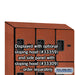 Salsbury 12" Wide Four Tier Designer Wood Locker - 3 Wide - 5 Feet High - 15 Inches Deep - Cherry - Hasps - Sweatfully