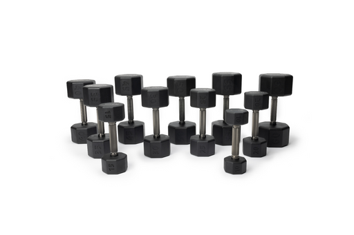 Octo Rubber Dumbbell (sold individually) - Sweatfully