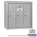 Salsbury Vertical Mailbox - 3 Doors - Aluminum - Surface Mounted - USPS Access - Sweatfully