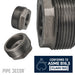 2 1/2 in. x 1 1/4 in. Black Bushing - Sweatfully