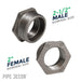 2 1/2 in. x 2 in. Black Bushing - Sweatfully