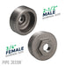 2 1/2 in. x 3/4 in. Black Bushing - Sweatfully