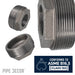 3 in. x 1 1/2 in. Black Bushing - Sweatfully